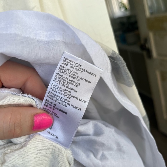 Urban Outfitters Oversized Margo Mixed Henley T-Shirt Dress Size Large White - Picture 7 of 9